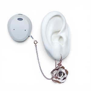 Queen of Flowers Rose - Hearing Aid Jewelry