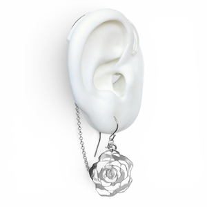 Queen of Flowers Silver - Hearing Aid Jewelry