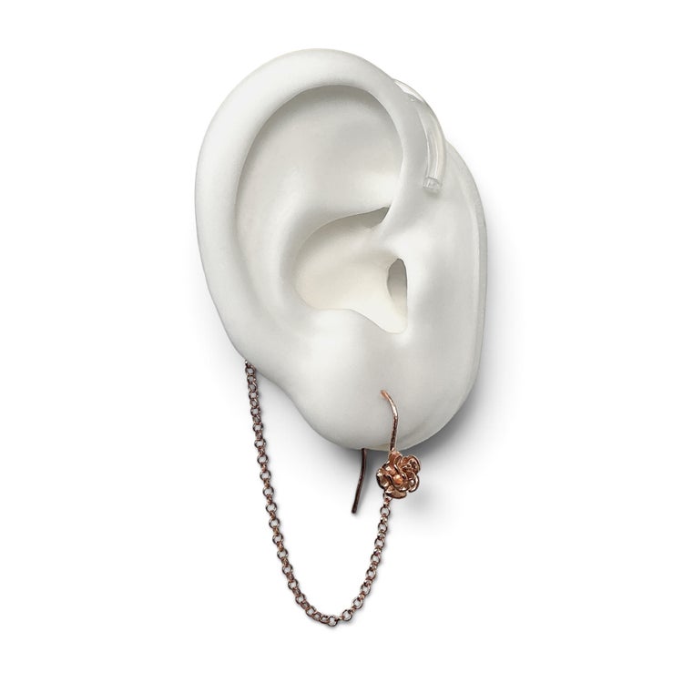 Pink Rose - Hearing Aid Jewelry